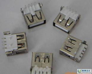 USBA母90度、90度沉板式、180度貼板式無(wú)卷邊系列_電子元器件